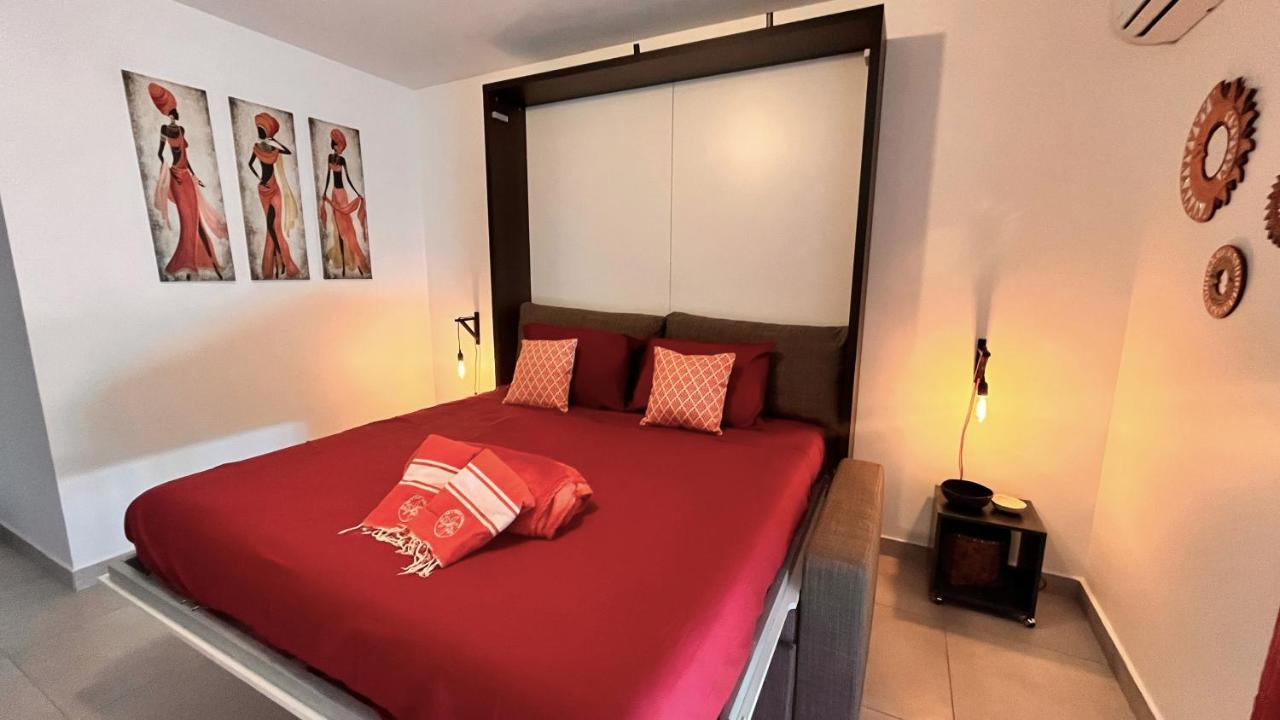 Le Sea-Breeze - Beau Studio Piscine Vue Lagon มาริโก ภายนอก รูปภาพ