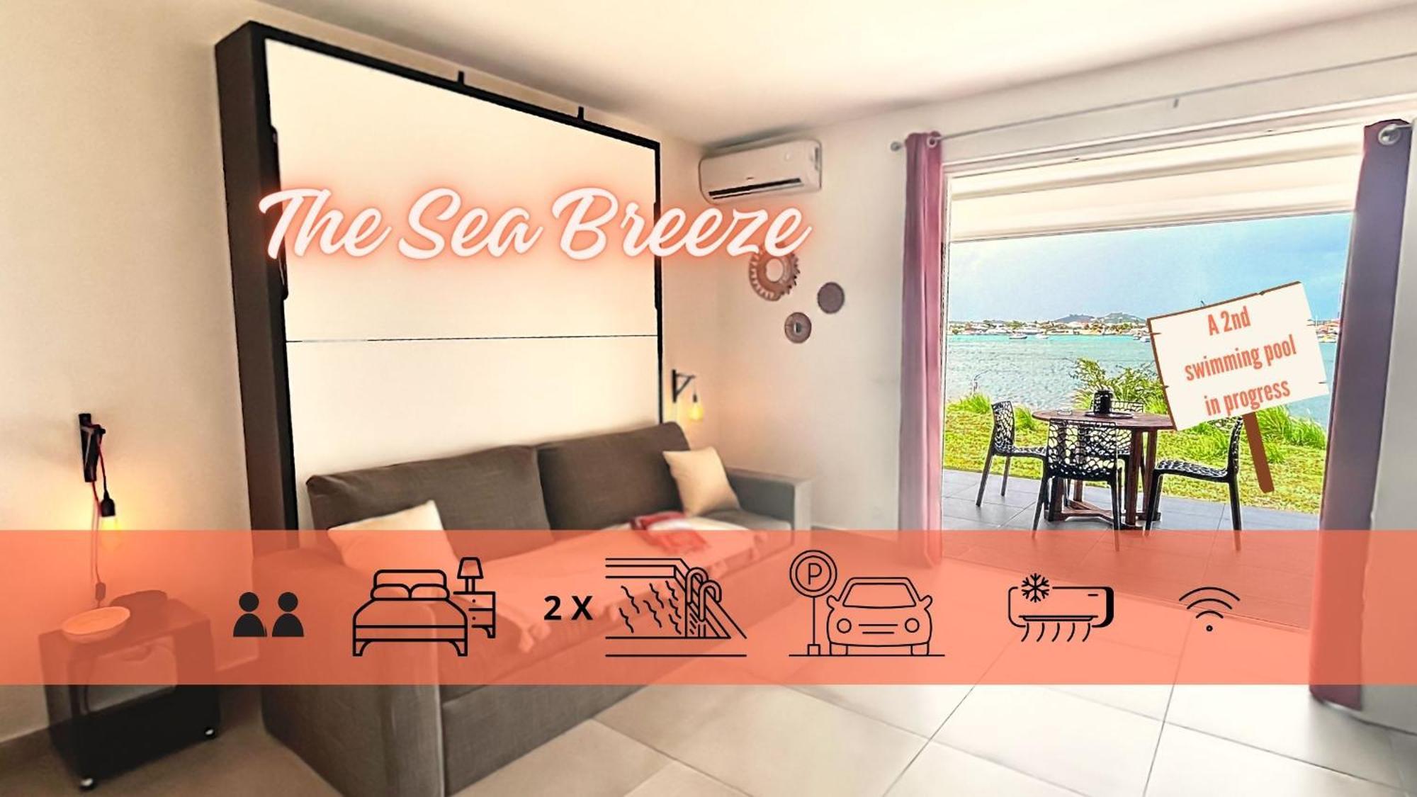 Le Sea-Breeze - Beau Studio Piscine Vue Lagon มาริโก ภายนอก รูปภาพ